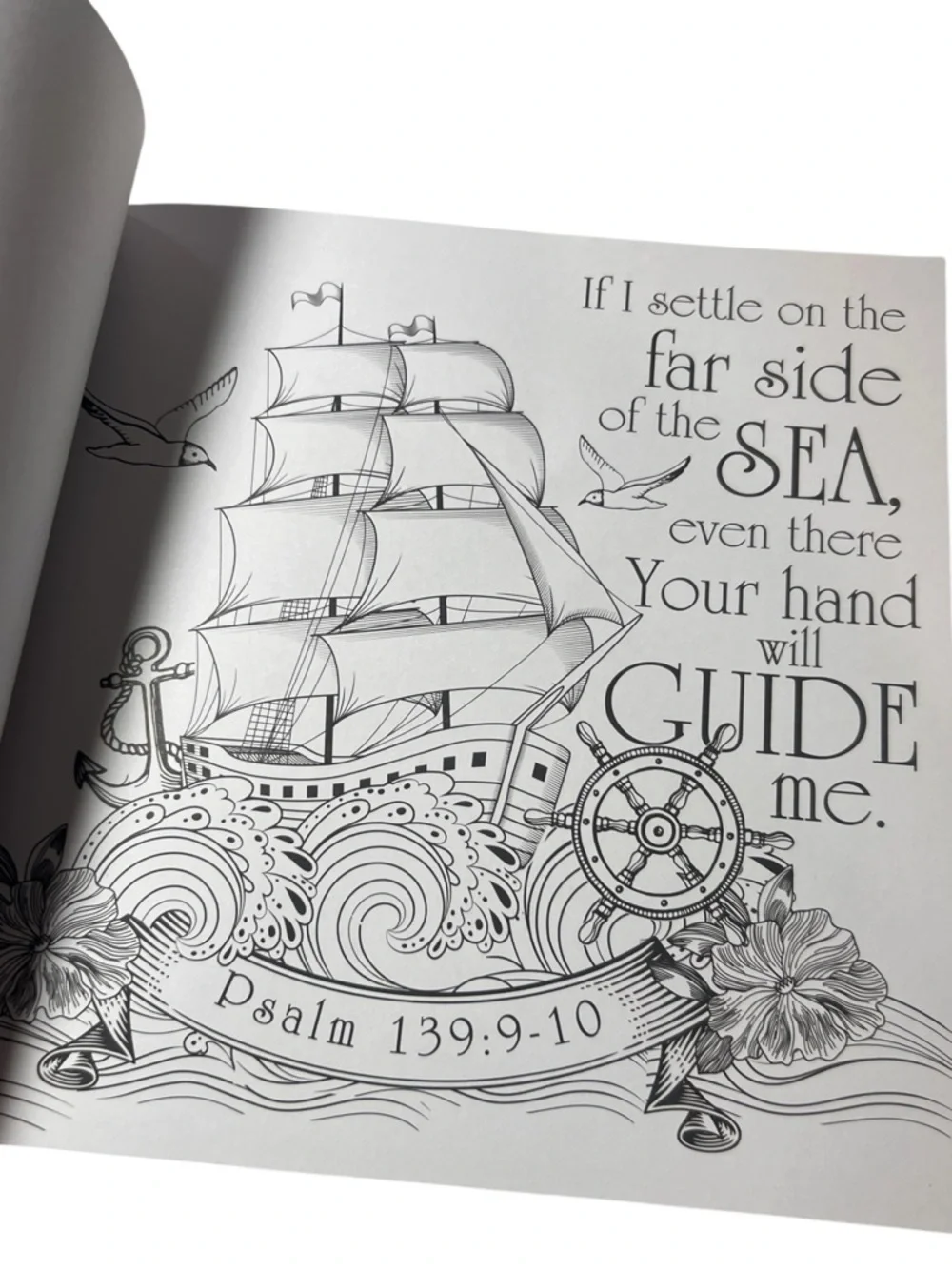 Coloring Book Wall Art Print for all ages christian